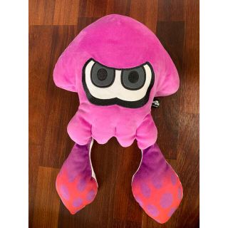 ニンテンドウ(任天堂)のスプラトゥーン　イカぬいぐるみ　ネオンパープル(キャラクターグッズ)