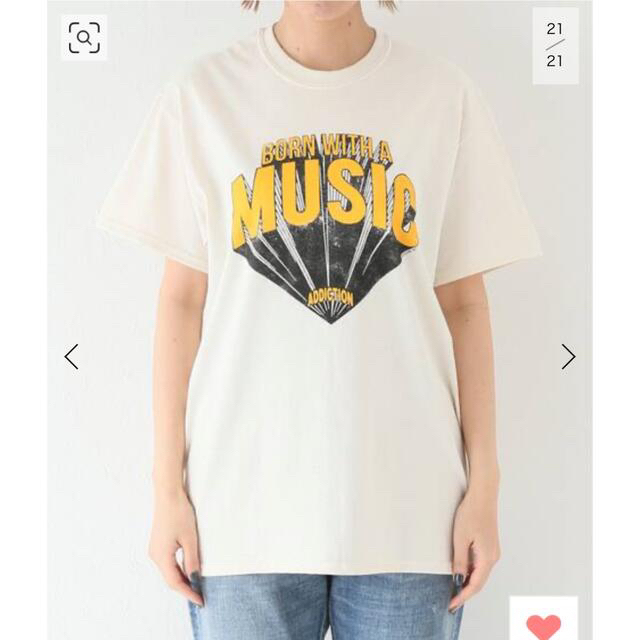 DEUXIEME CLASSE(ドゥーズィエムクラス)のDeuxieme Classe 【NEWTONE】 MUSIC Tシャツ レディースのトップス(Tシャツ(半袖/袖なし))の商品写真