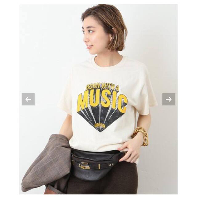 DEUXIEME CLASSE(ドゥーズィエムクラス)のDeuxieme Classe 【NEWTONE】 MUSIC Tシャツ レディースのトップス(Tシャツ(半袖/袖なし))の商品写真