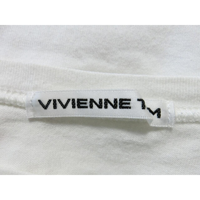 VIVIENNE TAM(ヴィヴィアンタム)のVIVIENNE TAM ヴィヴィアンタム　白で龍のプリントの半袖Tシャツ 1 レディースのトップス(Tシャツ(半袖/袖なし))の商品写真