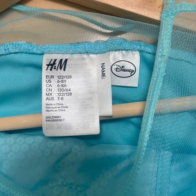 H&M(エイチアンドエム)のH&Ｍ　アナ雪ドレス120センチ位 キッズ/ベビー/マタニティのキッズ服女の子用(90cm~)(ドレス/フォーマル)の商品写真