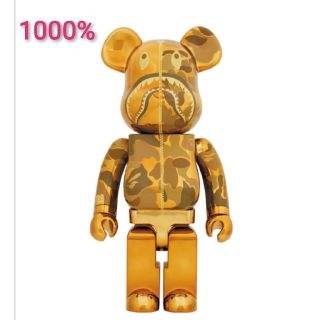 ベアブリック(BE@RBRICK)のBE@RBRICK BAPE(R) CAMO SHARK1000％ GOLD(その他)