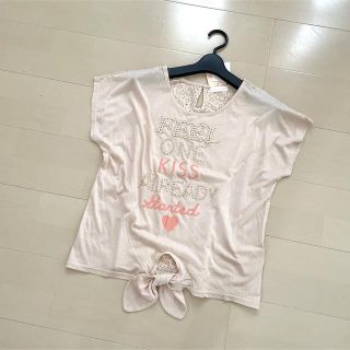 リズリサ(LIZ LISA)の新品　LIZ LISA バックレース　カットソー　トップス(カットソー(半袖/袖なし))