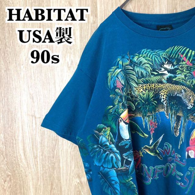 未使用品】 90s アニマルプリントtシャツ ヴィンテージ シカ i9tmg.com.br