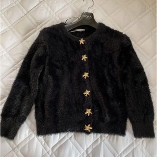 ザラ(ZARA)のZARAフェイクファーカーディガン(カーディガン)