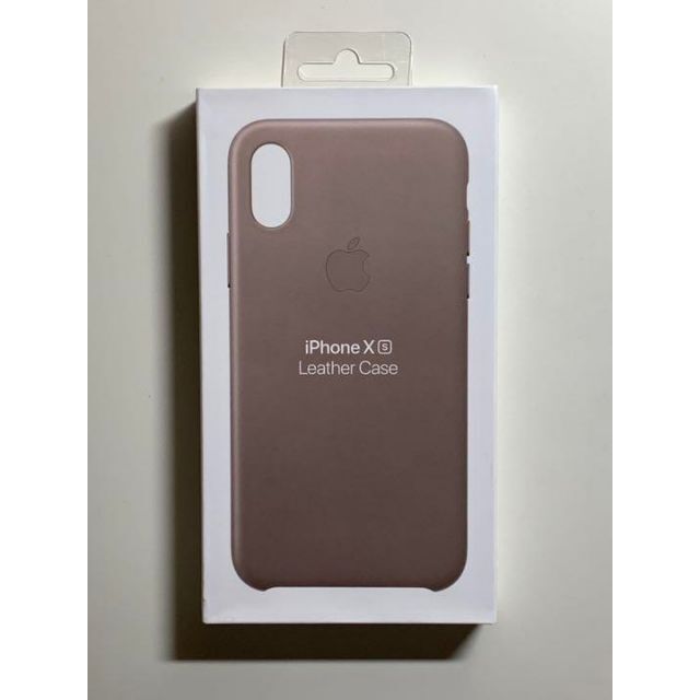 アップル純正 iPhone X / XS レザーフォリオケース トープ