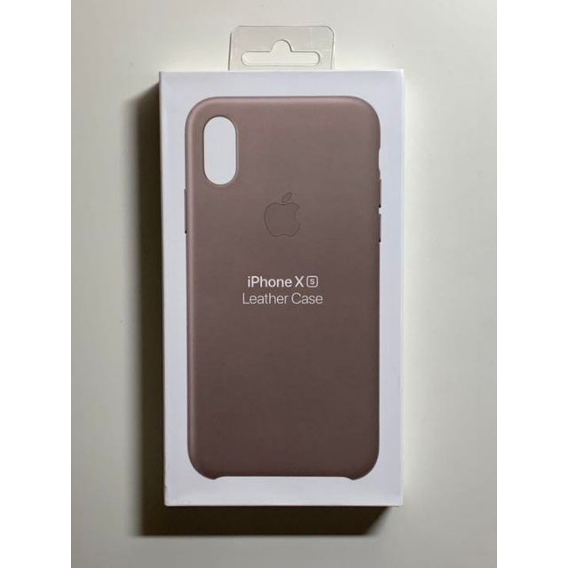 【新品】純正 iPhone X / XS レザーケース・トープ