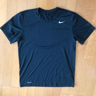 ナイキ(NIKE)のNIKE ブラックL  ポリエステルTシャツ(Tシャツ/カットソー(半袖/袖なし))