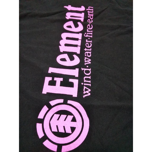 ELEMENT(エレメント)のELEMENTエレメント スケーターサーファースタイルデカロゴピンクTシャツ メンズのトップス(Tシャツ/カットソー(半袖/袖なし))の商品写真