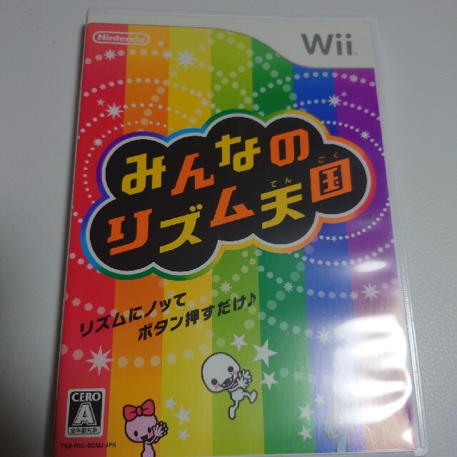 みんなのリズム天国　Wii エンタメ/ホビーのゲームソフト/ゲーム機本体(家庭用ゲームソフト)の商品写真