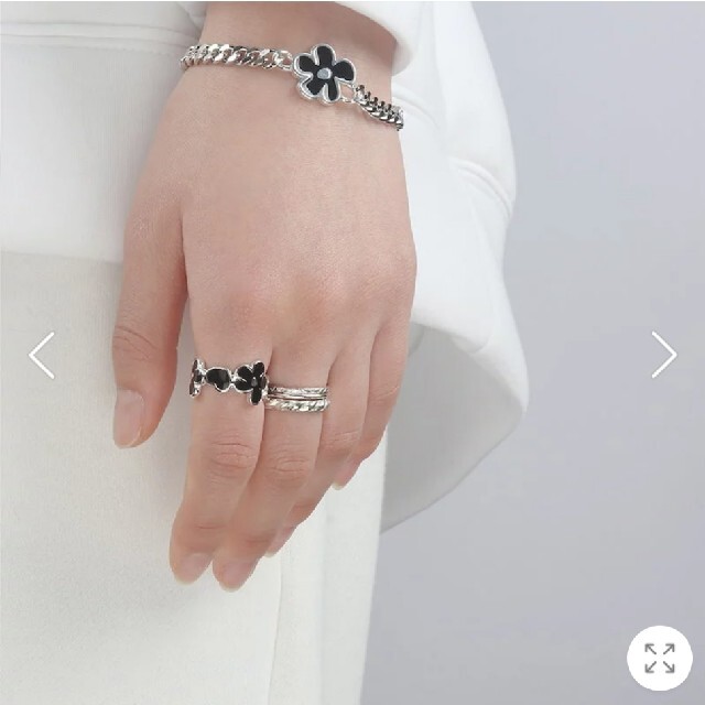 dholic(ディーホリック)のノンノンFlowerRing レディースのアクセサリー(リング(指輪))の商品写真