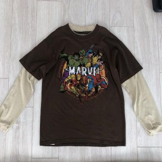 マーベル(MARVEL)のアメリカ購入2012年マーベル Lスパイダーマン　ハルク　アメコミ古着(Tシャツ/カットソー)