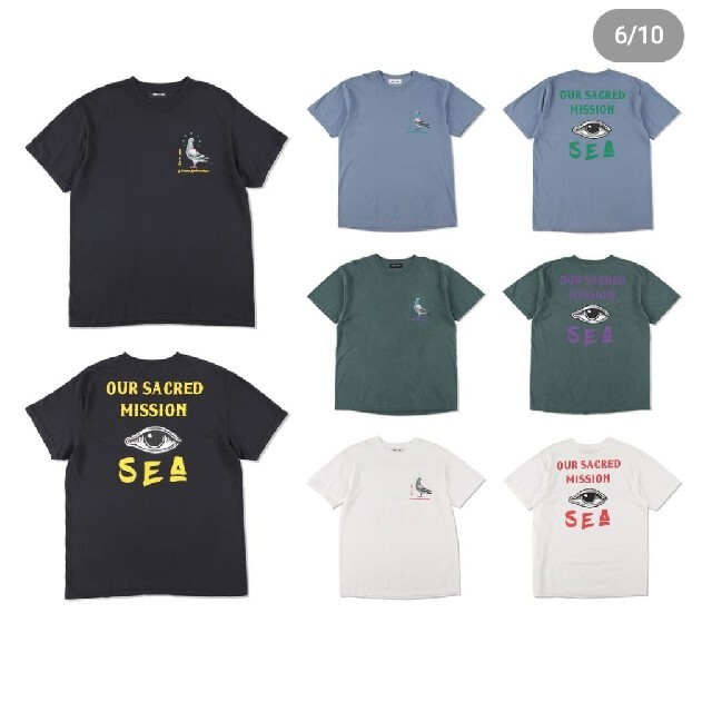 WIND AND SEA TOKYO 限定TEE Souvenir 黒 Mサイズ