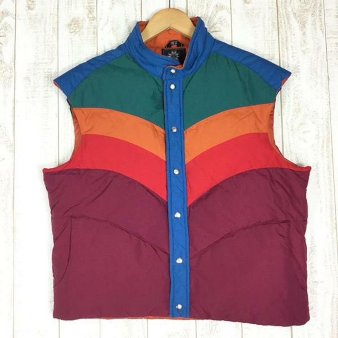 MENs L アルパインデザイン 80s ダウンベスト 希少モデル ALPIN [宅送