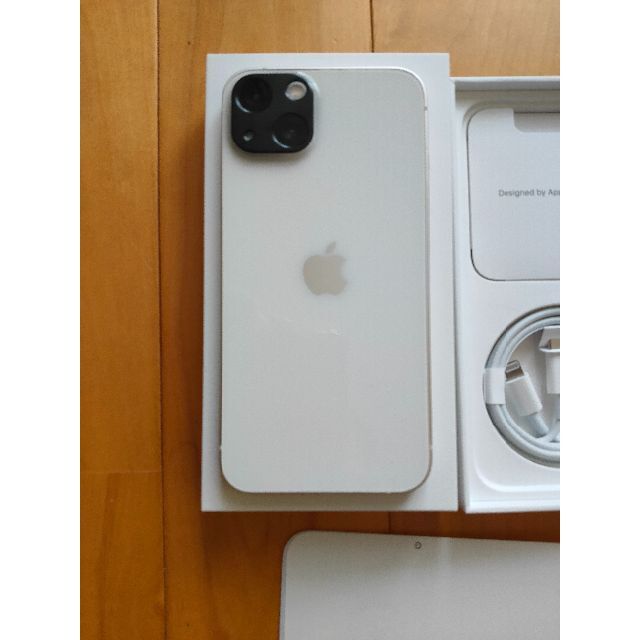 ブラウン×ピンク 【超美品】iPhone 13 128GB スターライト【バッテリー