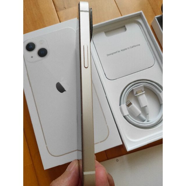 【超美品】iPhone 13 128GB スターライト【バッテリー状態100％】