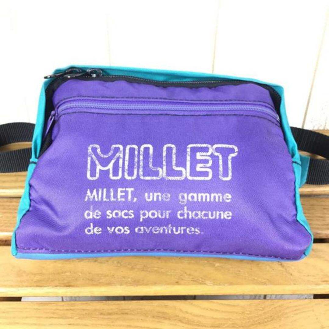 MILLET(ミレー)のミレー 90s ヒップパック 希少モデル 希少色 MILLET パープル・ターコ メンズのメンズ その他(その他)の商品写真