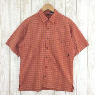 パタゴニア(patagonia)のMENs S  パタゴニア ショートスリーブ パッカーウェア シャツ SHORT(登山用品)