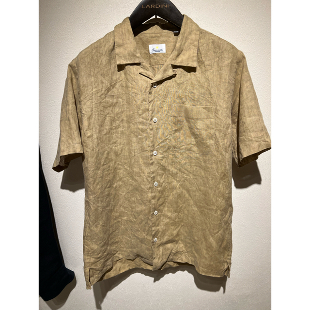 GIANNETTO オープンカラーシャツ　SIZE Ｌ