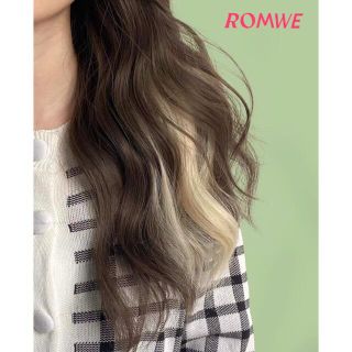 ◆ ヘアエクステ ロング ストレート ◆ ベージュ【新品】２個セット(ロングストレート)