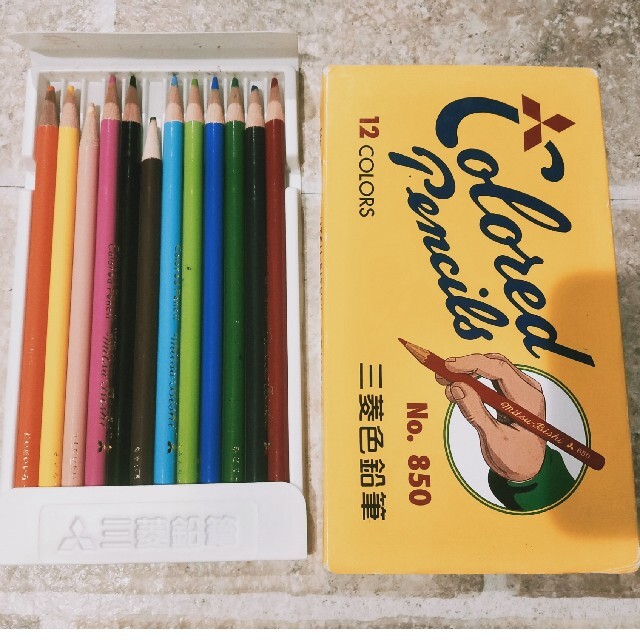 三菱鉛筆(ミツビシエンピツ)の色鉛筆 エンタメ/ホビーのアート用品(色鉛筆)の商品写真