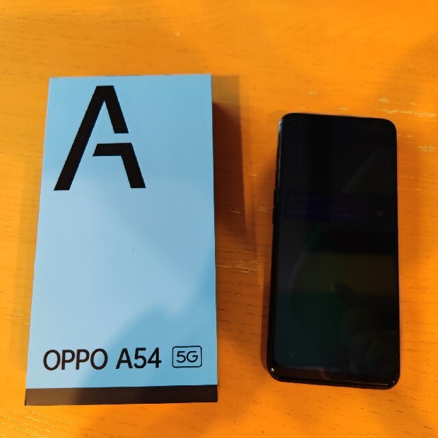 スマートフォン本体 OPPO A54 5G シルバーブラック 未使用品