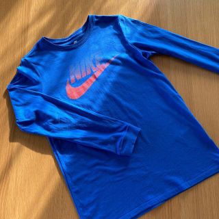 ナイキ(NIKE)のナイキ★ロンＴシャツ★NIKE◆キッズＬサイズ150～160◆長袖Tシャツ青⭐︎(Tシャツ/カットソー)