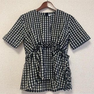 エムエスジイエム(MSGM)のMSGM ペプラムトップス(Tシャツ(半袖/袖なし))