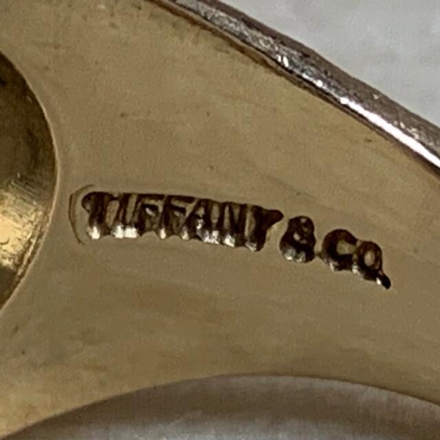 Tiffany & Co.(ティファニー)のVINTAGE TIFFANYブラックオニキス 14Kゴールド シグネットリング メンズのアクセサリー(リング(指輪))の商品写真