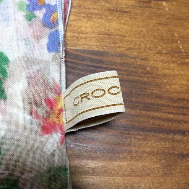 Crocodile(クロコダイル)のクロコダイル　綿ストール　花柄 レディースのファッション小物(ストール/パシュミナ)の商品写真