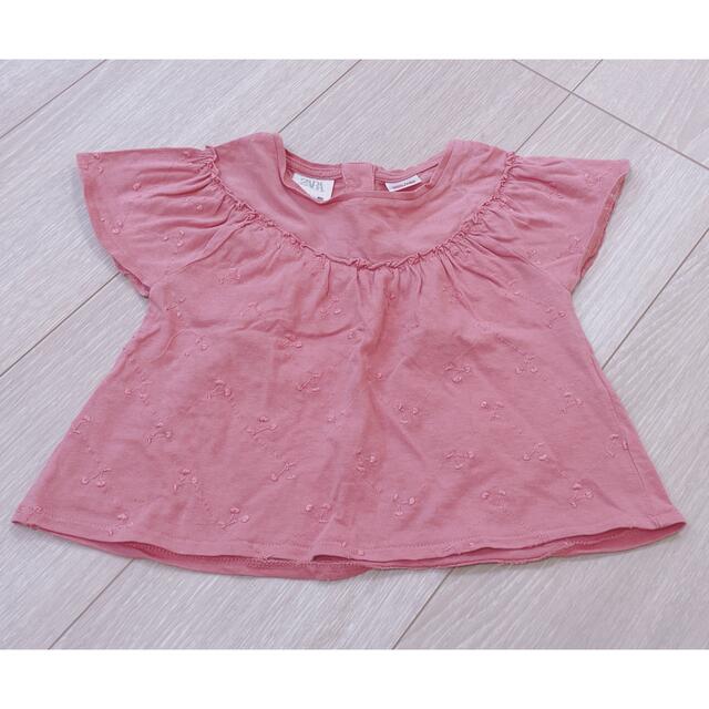 ZARA(ザラ)のZARA Tシャツ　2枚　セット　１２-１８　86 キッズ/ベビー/マタニティのベビー服(~85cm)(Ｔシャツ)の商品写真