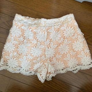 レース　ショートパンツ(ショートパンツ)