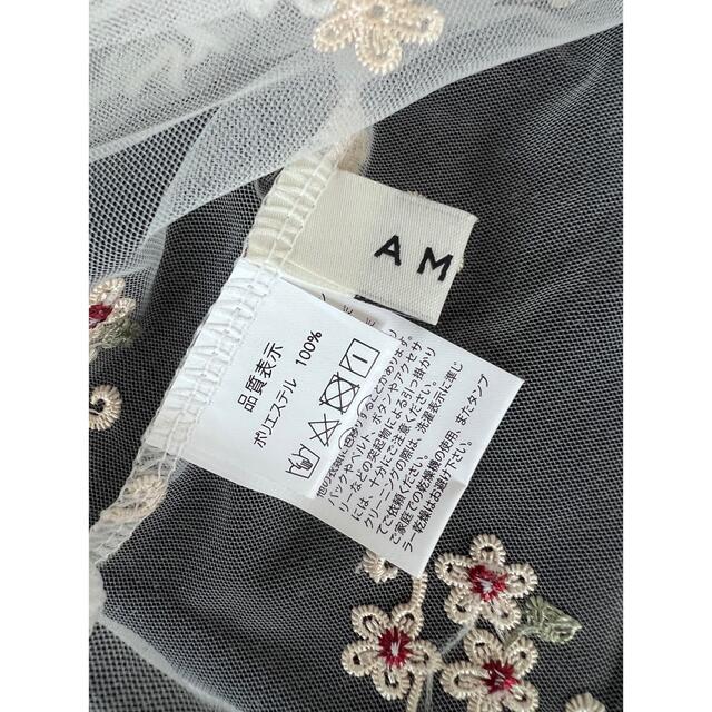 Ameri VINTAGE - ameri シースルー 刺繍 トップスの通販 by |アメリ ...
