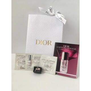 ディオール(Dior)の【新品】Dior  シャープナーとカプチュールトータルサンプル、紙袋つき(フェイスクリーム)