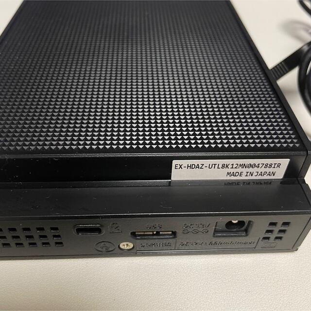 外付けハードディスク 8TB IO-DATA EX-HDAZ-UTL8K