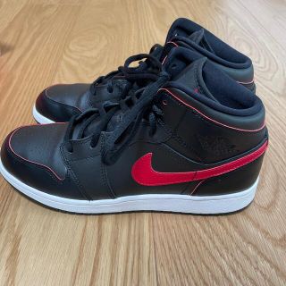 ナイキ(NIKE)のNIKE AIR JORDAN 1 MID 554725-009 24.5cm(スニーカー)