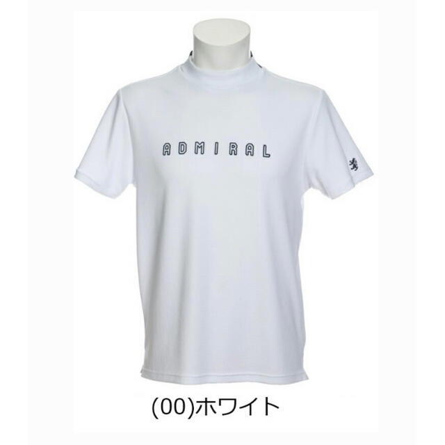 Admiral(アドミラル)の【未使用】アドミラル  モック　Tシャツ　ホワイト メンズのトップス(Tシャツ/カットソー(半袖/袖なし))の商品写真