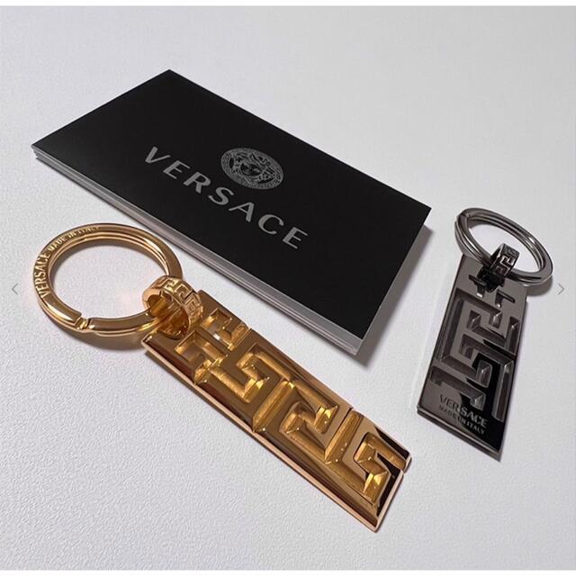 VERSACE  ゴールドグリークキーリング