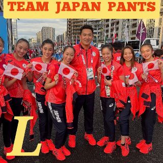 アシックス(asics)の東京オリンピック公式 アシックス TEAM JAPAN ポディウムパンツ L(その他)