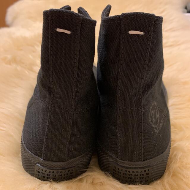 maison margiela paris 】ハイカットスニーカー イタリア製