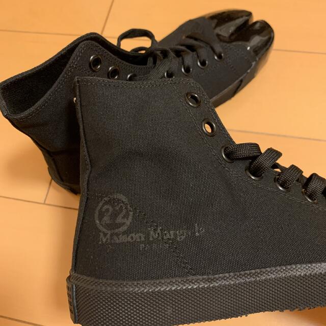maison margiela paris 】ハイカットスニーカー イタリア製