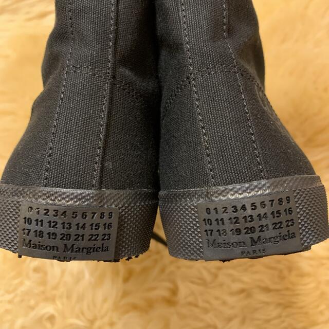 maison margiela paris 】ハイカットスニーカー イタリア製
