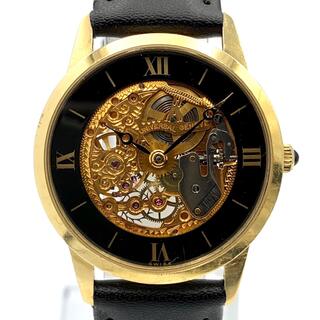 ユニバーサルジュネーブ(UNIVERSAL GENEVE)のUNIVERSAL GENEVE k18YG スケルトン 手巻き時計(腕時計(アナログ))