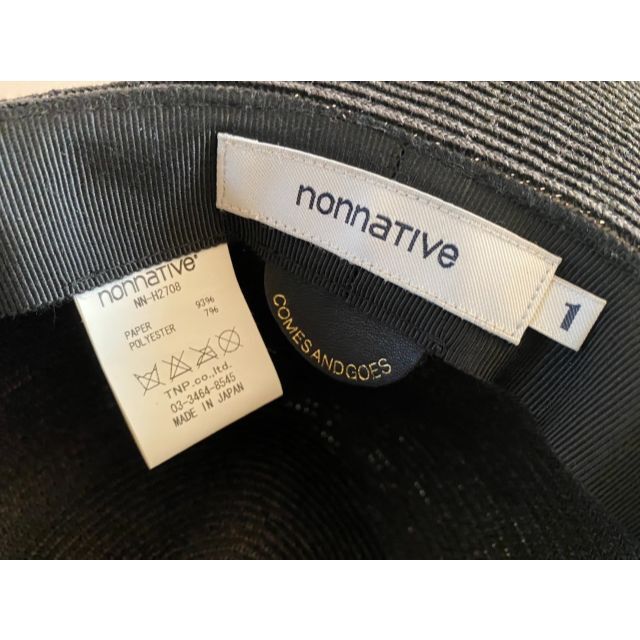 nonnative(ノンネイティブ)のノンネイティブ nonnative COMESANDGOES ストローハット メンズの帽子(ハット)の商品写真