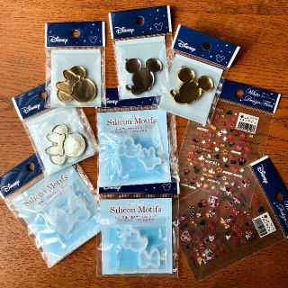エルベール　ディズニー　レジン用品９点セット　ミッキーマウス　コッカ(その他)