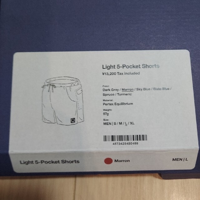 22新作 山と道 Light 5-Pocket Shorts marron Lの通販 by ama's shop