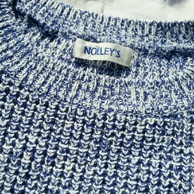 NOLLEY'S(ノーリーズ)のノーリーズ☆ニット☆ブルー レディースのトップス(ニット/セーター)の商品写真