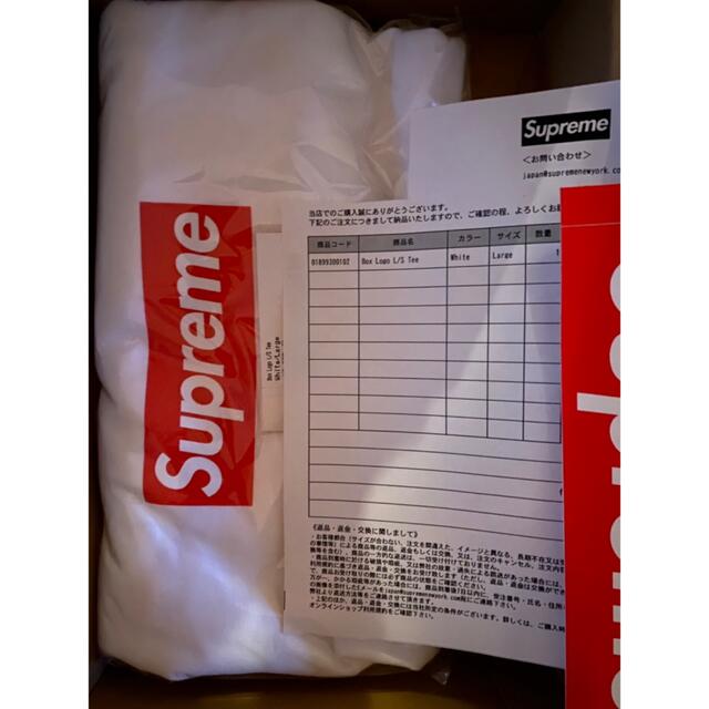 よろしくお Supreme - 未開封 L Supreme Box Logo L/S Tee Whiteの通販 by シュプ太's shop|シュプリームならラクマ ブランド