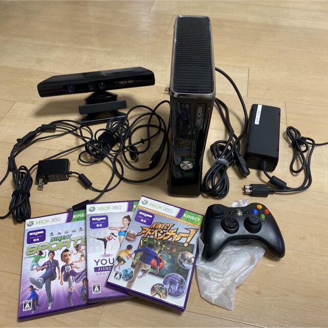 Microsoft XBOX 360 +KINECT +ソフト3本セット