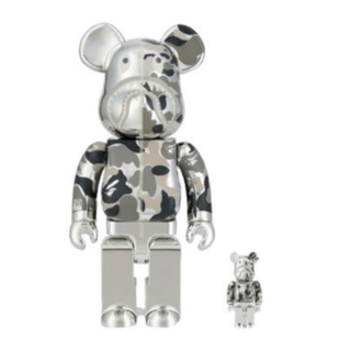 メディコムトイ(MEDICOM TOY)のBearbrick BAPE(R) CAMO SHARK 100％＆400％(その他)